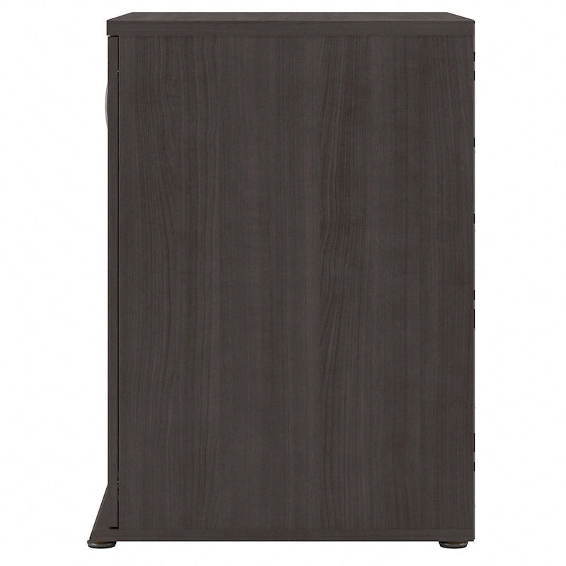 Floor Storage Cabinet with Doors and Adjustable Shelves - 28W x 25D x 34H