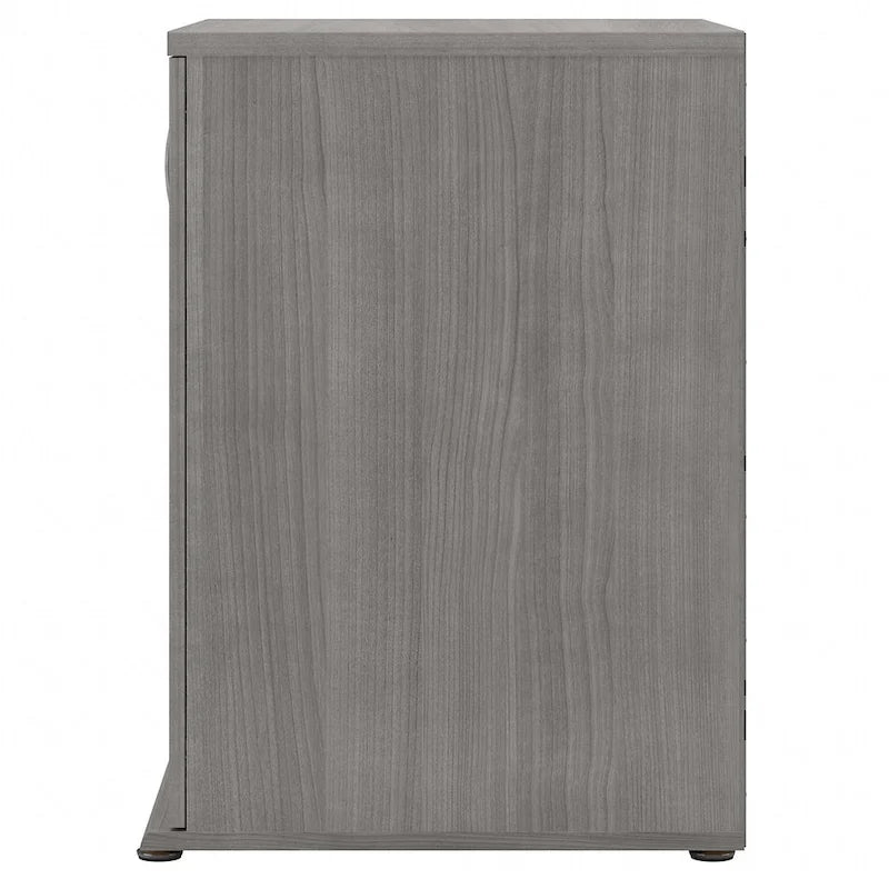 Floor Storage Cabinet with Doors and Adjustable Shelves - 28W x 25D x 34H