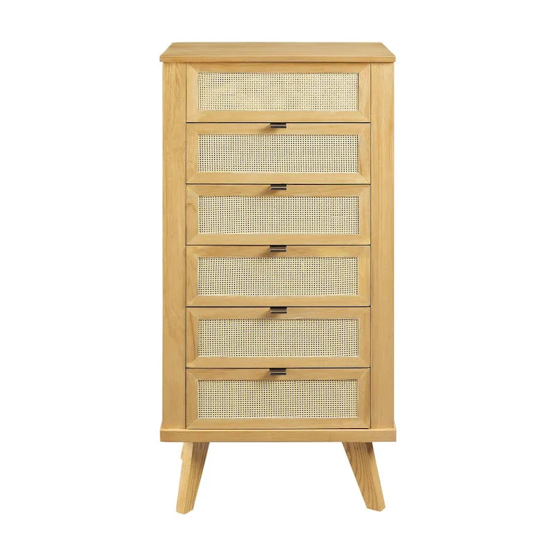 Schmuckschrank mit Schubladen und seitlichen Fächern - 41 - Braun