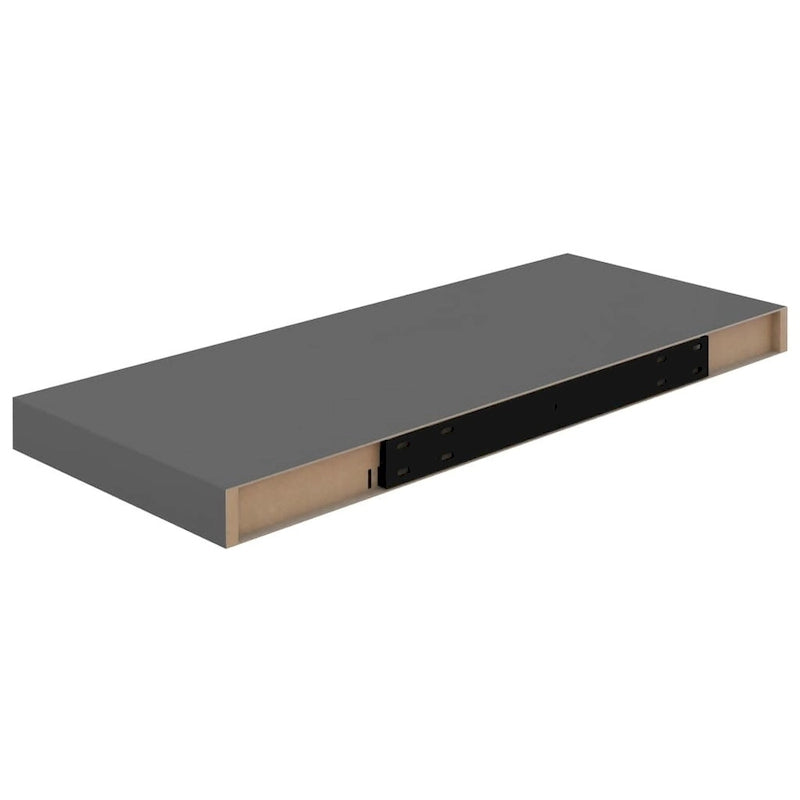 Étagères murales flottantes, 2 pièces, 23.6x9.3x1.5 en MDF - 23.6 x 9.3 x 1.5 (L x W x H)