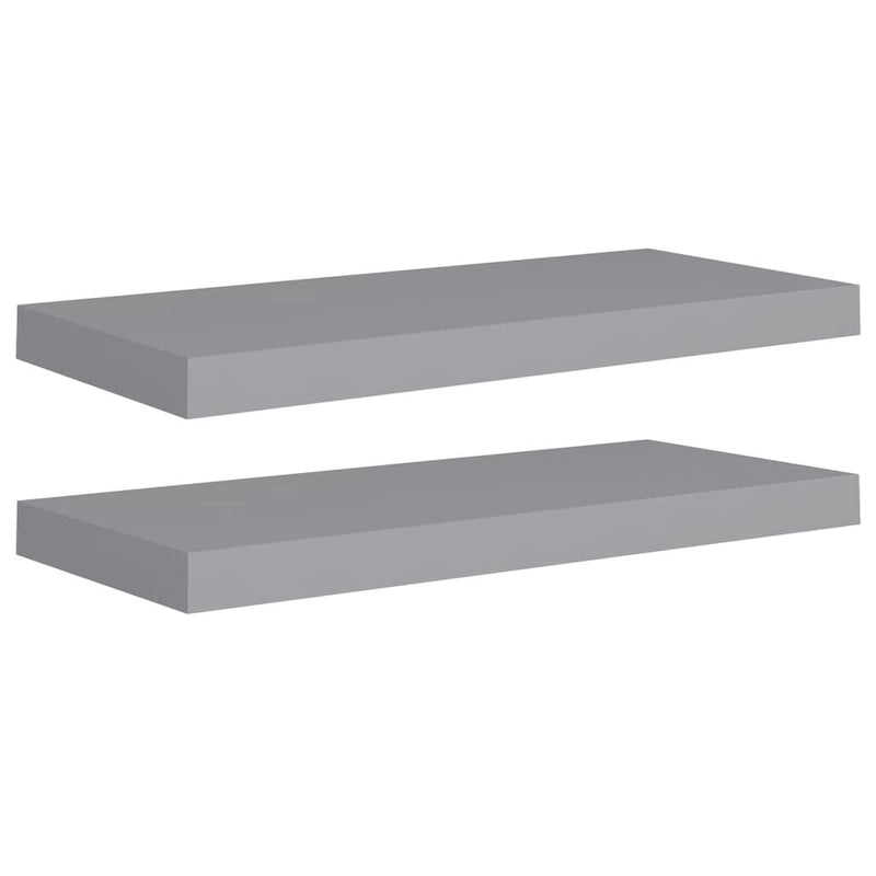 Étagères murales flottantes, 2 pièces, 23.6x9.3x1.5 en MDF - 23.6 x 9.3 x 1.5 (L x W x H)