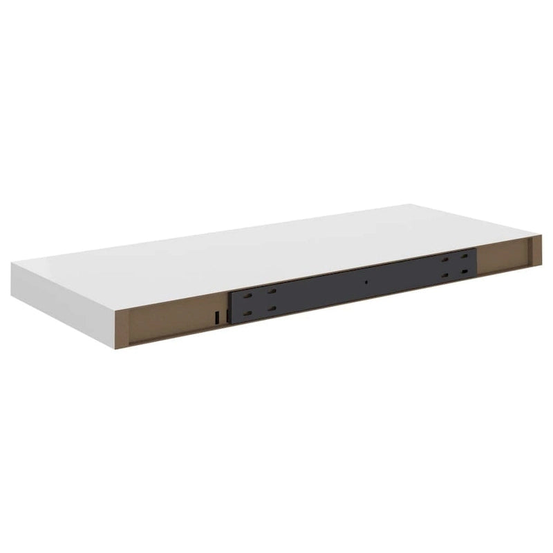 Étagères murales flottantes, 2 pièces, 23.6x9.3x1.5 en MDF - 23.6 x 9.3 x 1.5 (L x W x H)