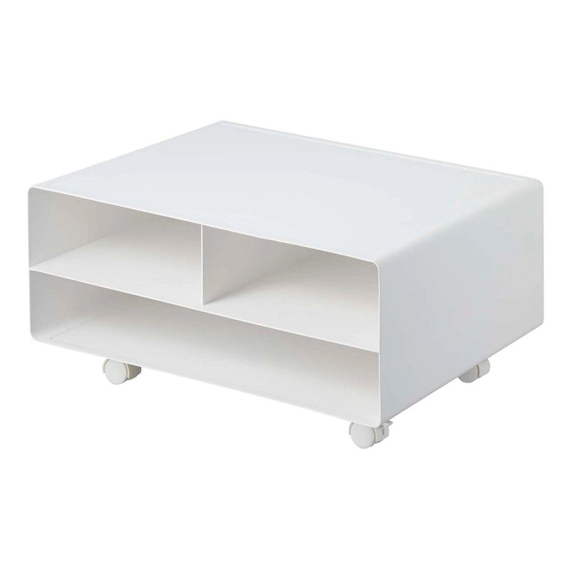 Soporte de acero con ruedas para impresora y almacenamiento - 14.57L x 18.9W x 7.48H, soporta 59.4 lbs