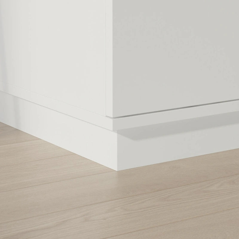 Aparador blanco con amplios compartimentos organizadores para el hogar moderno - 63