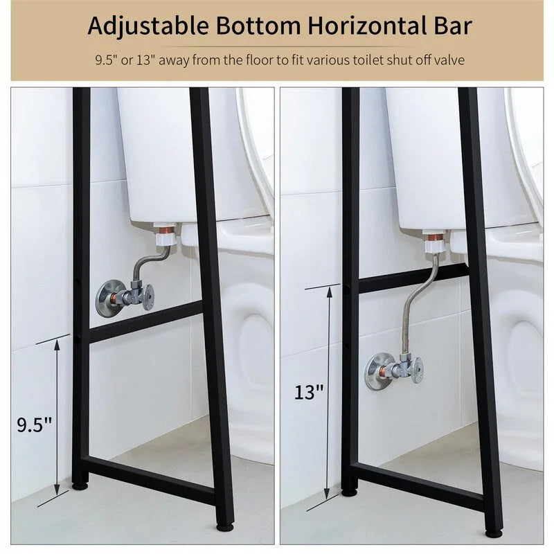 Armario de almacenamiento sobre el inodoro - 11.81D x 31.5W x 61.4H