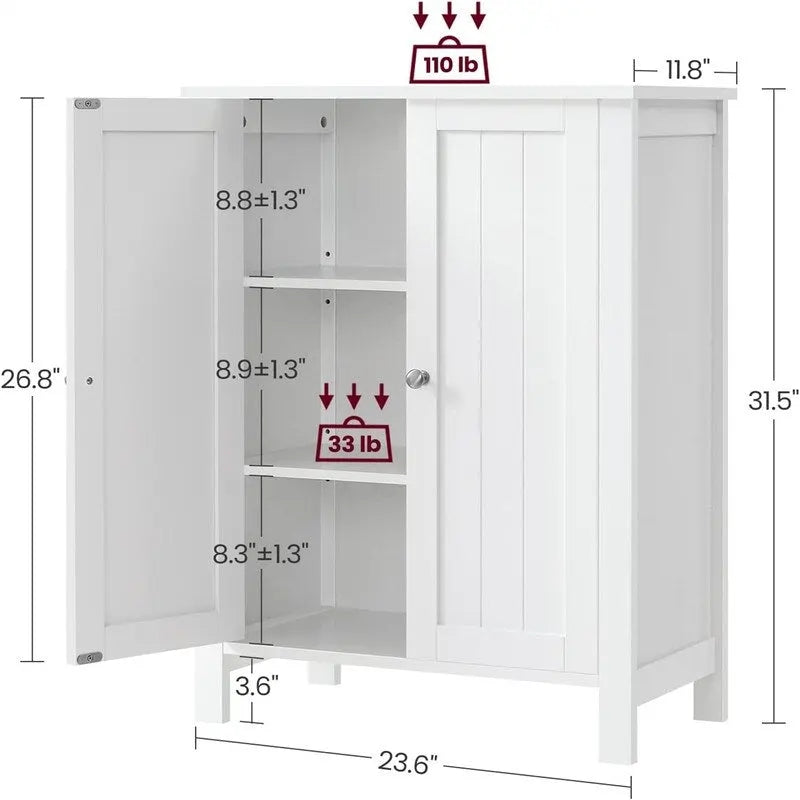 Badezimmer-Bodenschrank mit Stauraum
