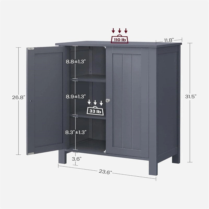 Badezimmer-Bodenschrank mit Stauraum