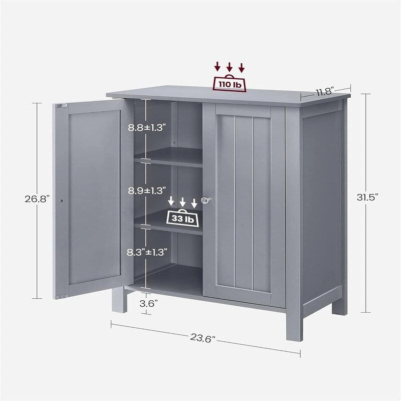 Badezimmer-Bodenschrank mit Stauraum