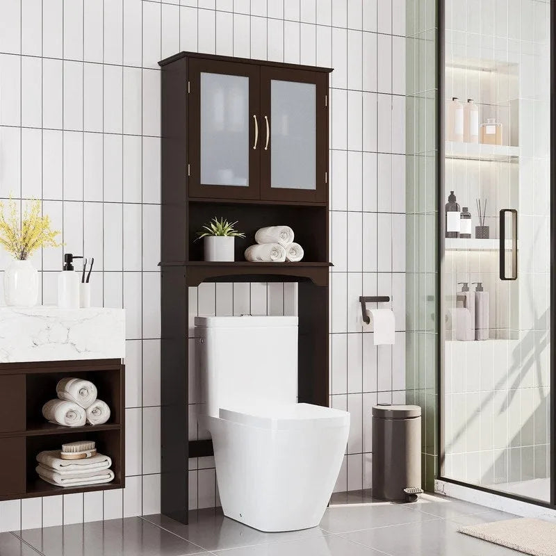 Mobile contenitore sopra il WC - 9D x 25W x 66H