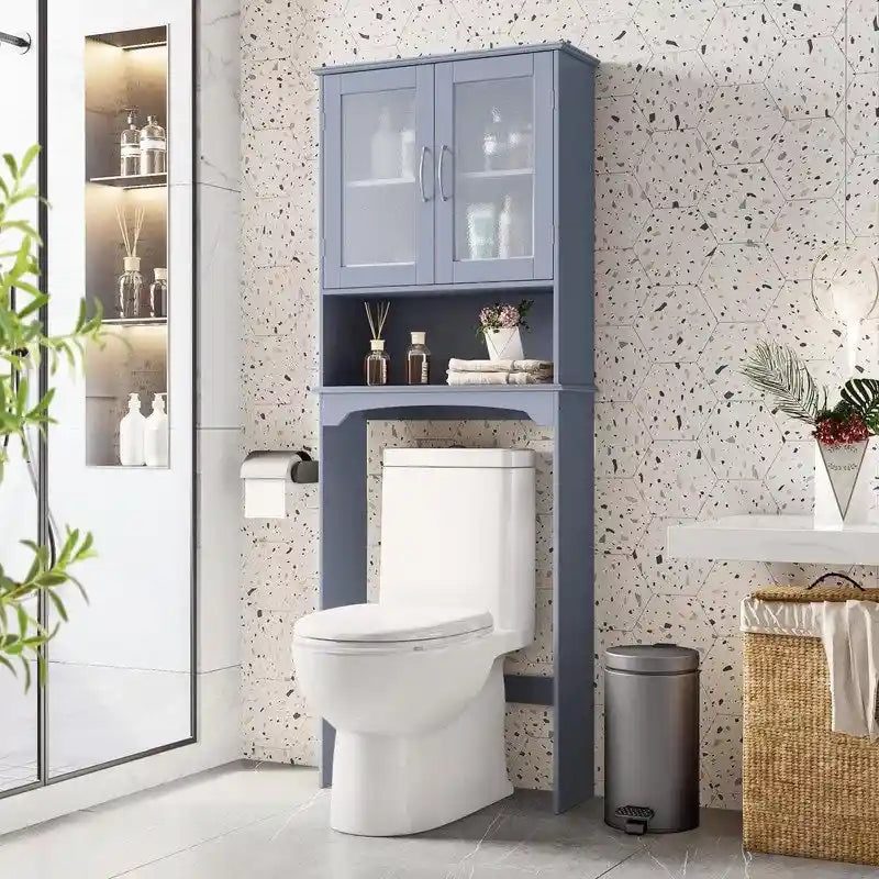 Mobile contenitore sopra il WC - 9D x 25W x 66H