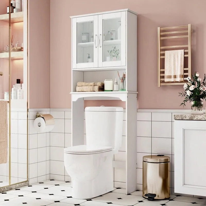 Mobile contenitore sopra il WC - 9D x 25W x 66H